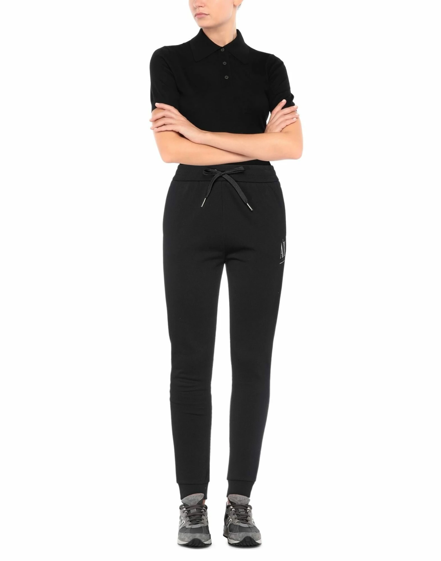 ARMANI EXCHANGE Casual Pants For Women Black - Image 2