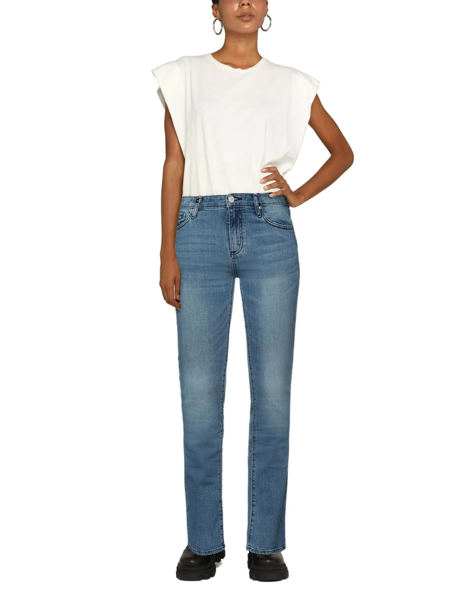 ARMANI EXCHANGE Denim Pants For Women Blue - Image 2