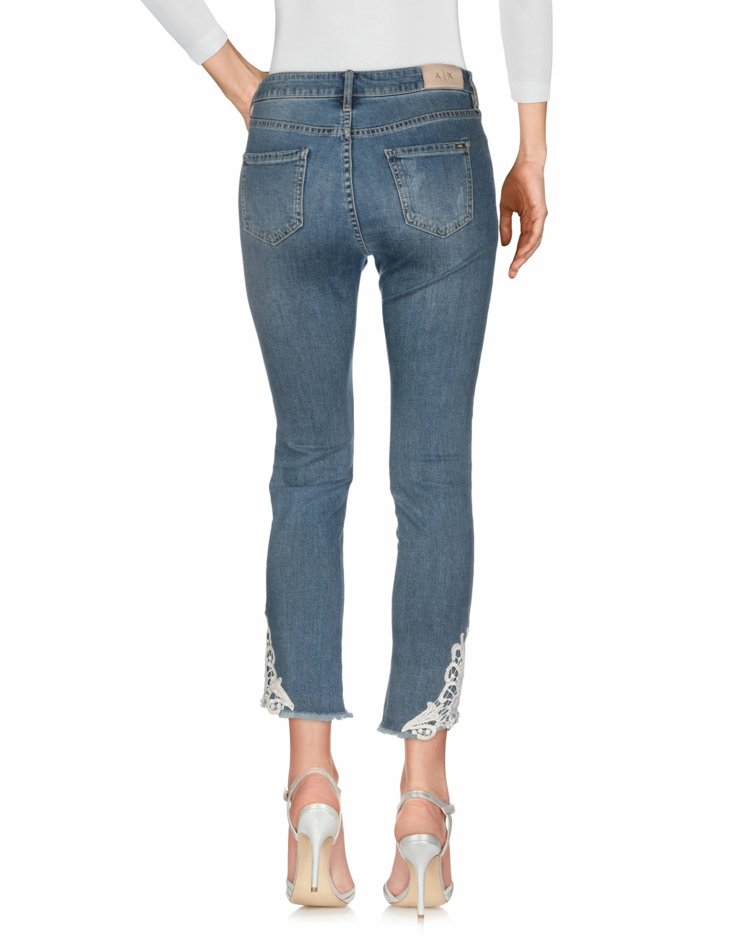 ARMANI EXCHANGE Denim Pants For Women Blue - Image 3