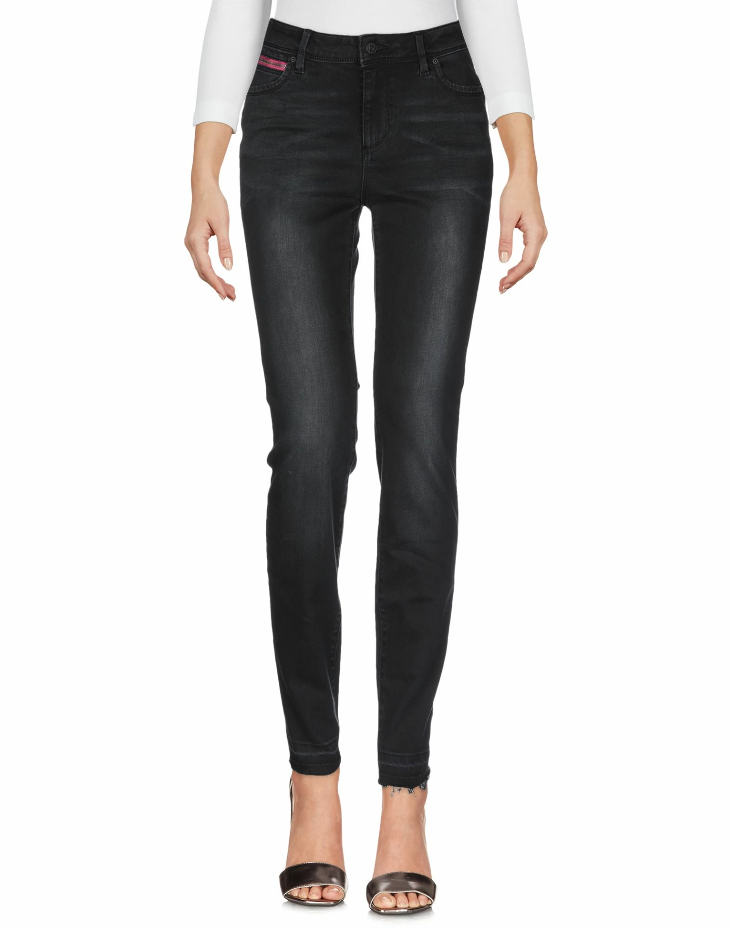 ARMANI EXCHANGE Denim Pants For Women Black - Image 2