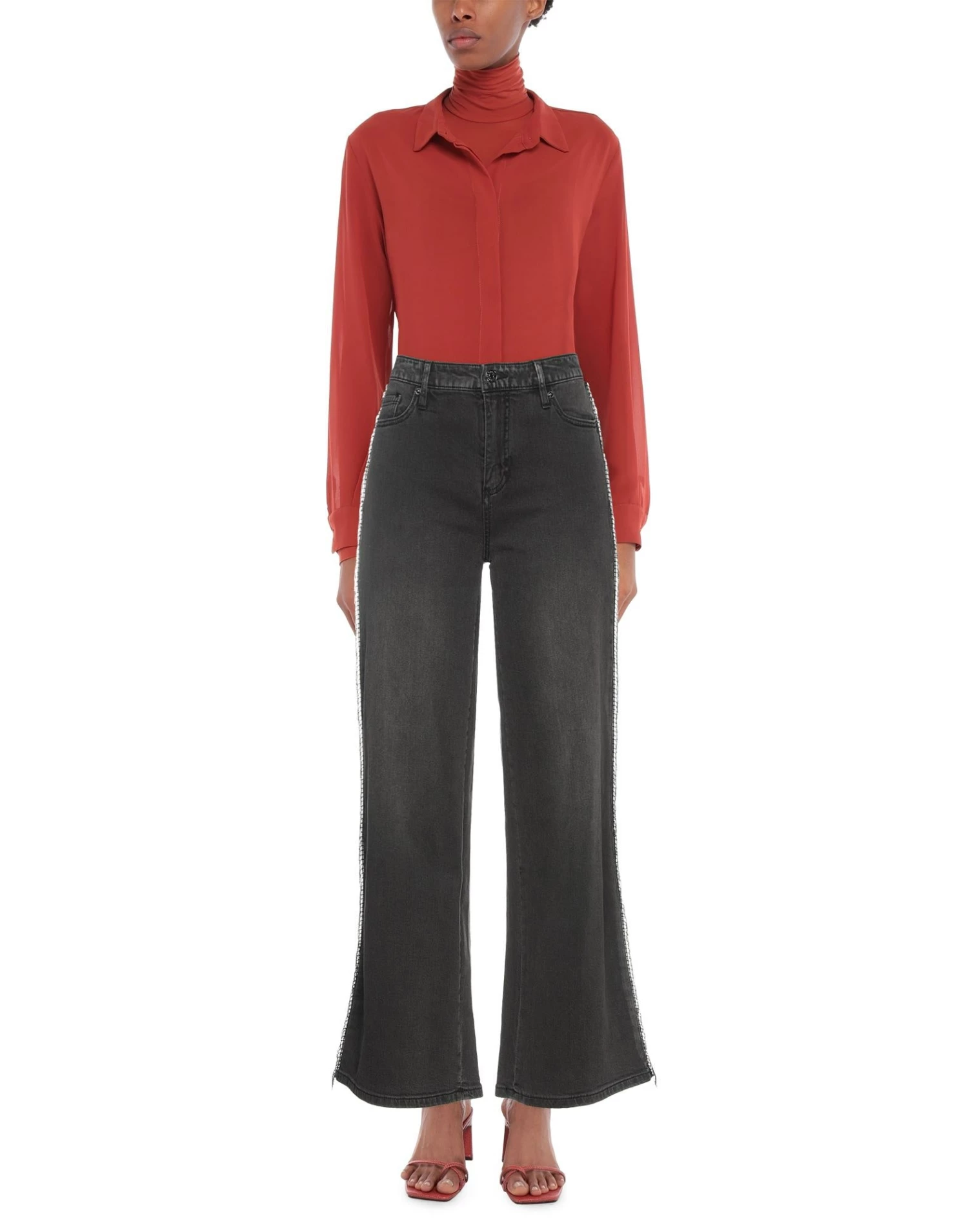 ARMANI EXCHANGE Denim Pants For Women Black - Image 2