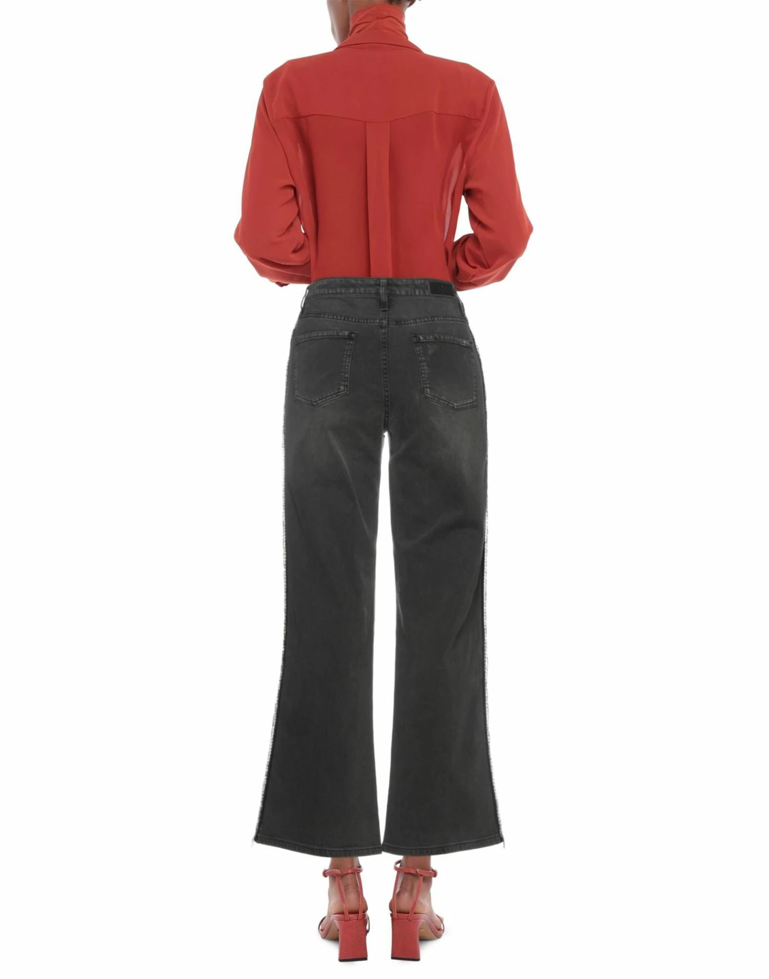 ARMANI EXCHANGE Denim Pants For Women Black - Image 3