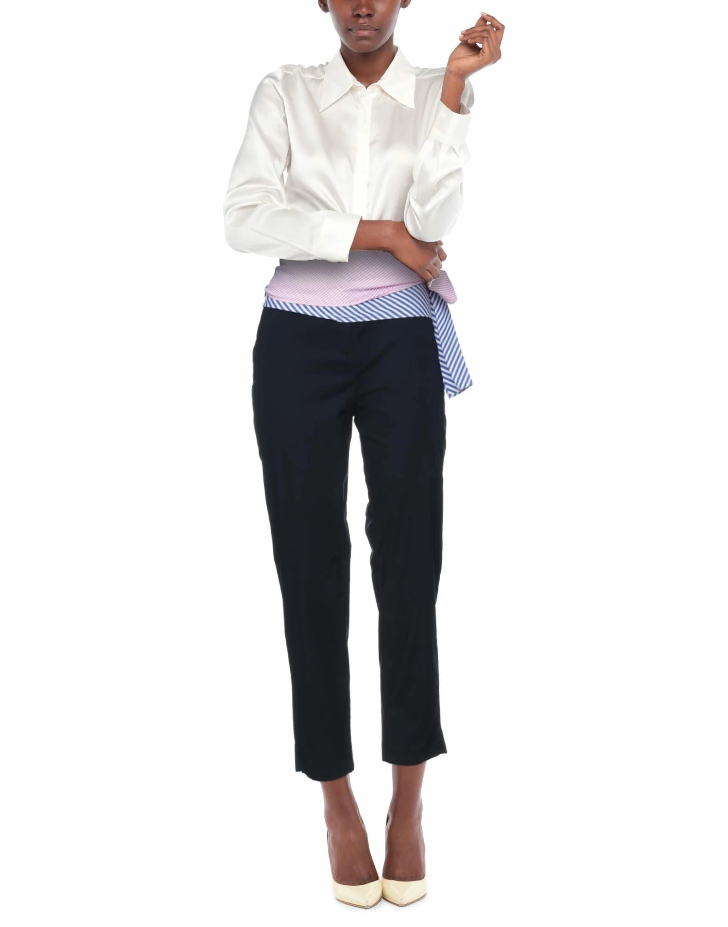 ARMANI EXCHANGE Casual Pants For Women Dark Blue - Image 2