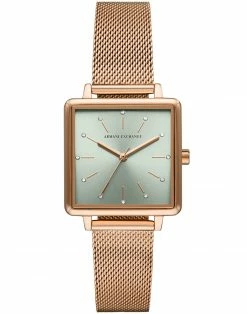 ARMANI EXCHANGE Wrist Watch For Women Gold