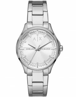 ARMANI EXCHANGE Wrist Watch For Women Silver