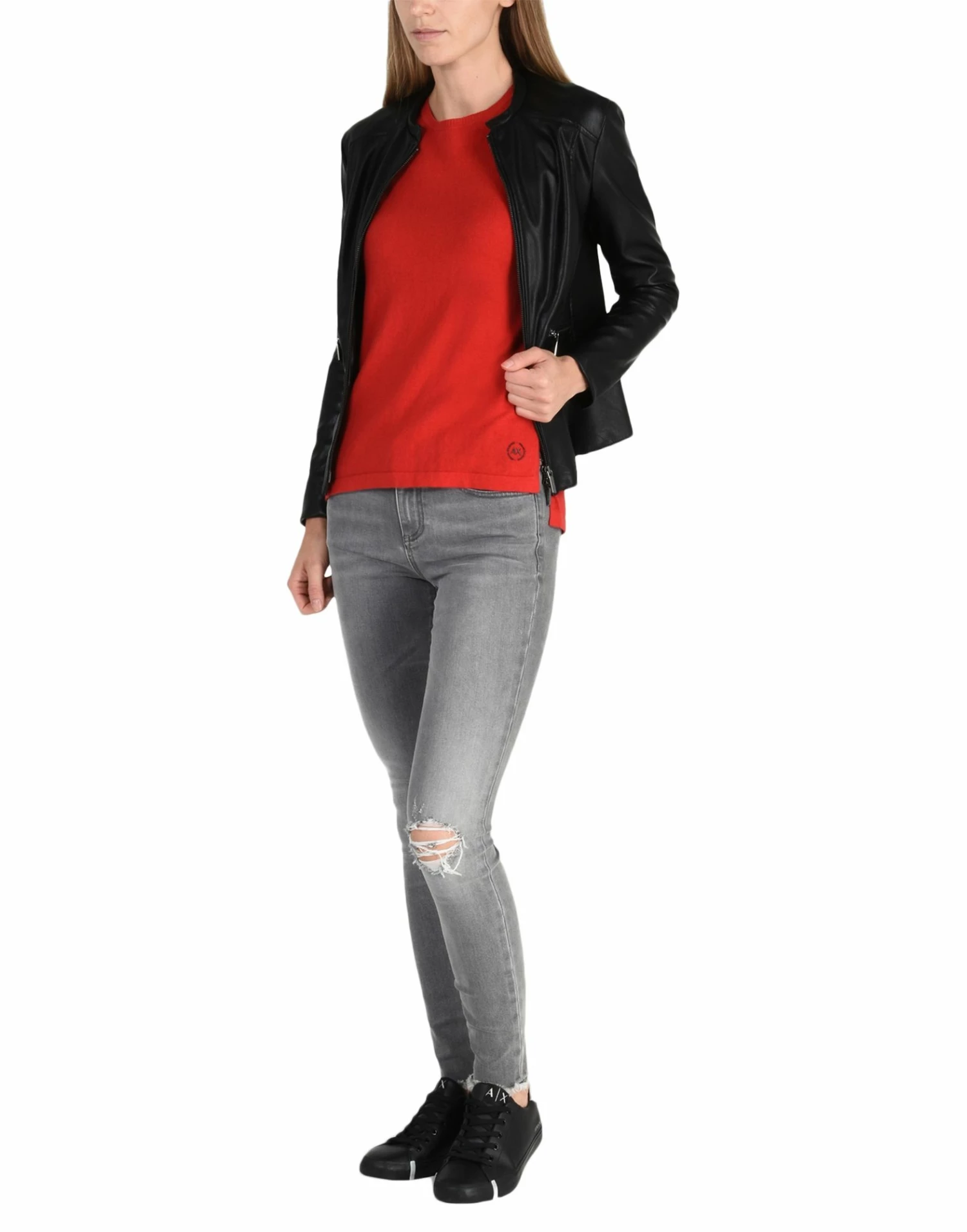 ARMANI EXCHANGE Denim Pants For Women Grey - Image 5