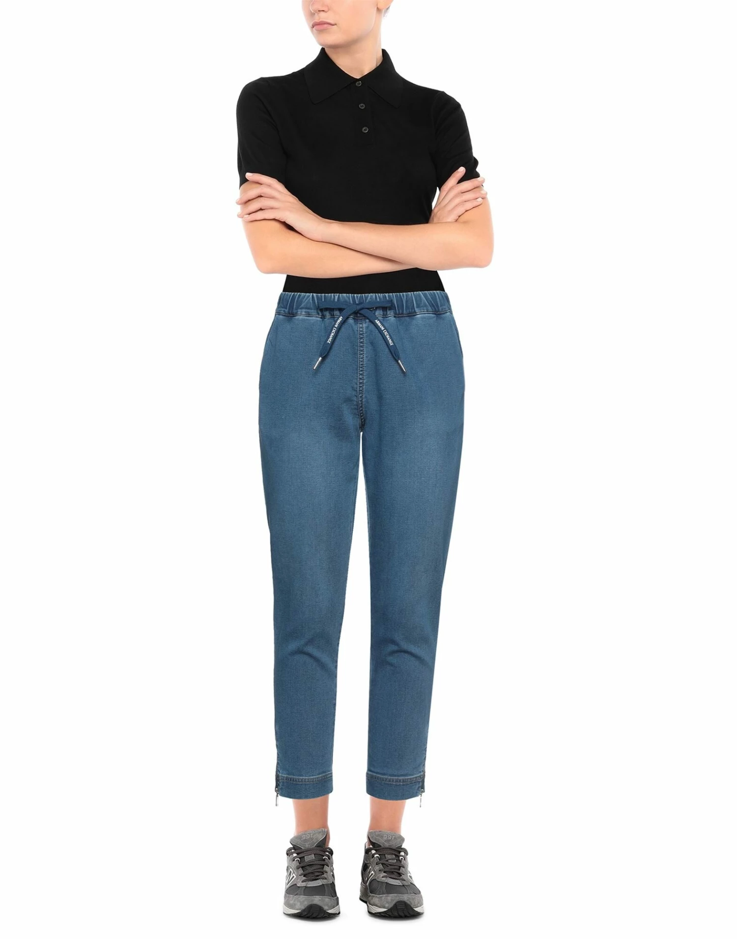 ARMANI EXCHANGE Denim Pants For Women Blue - Image 2