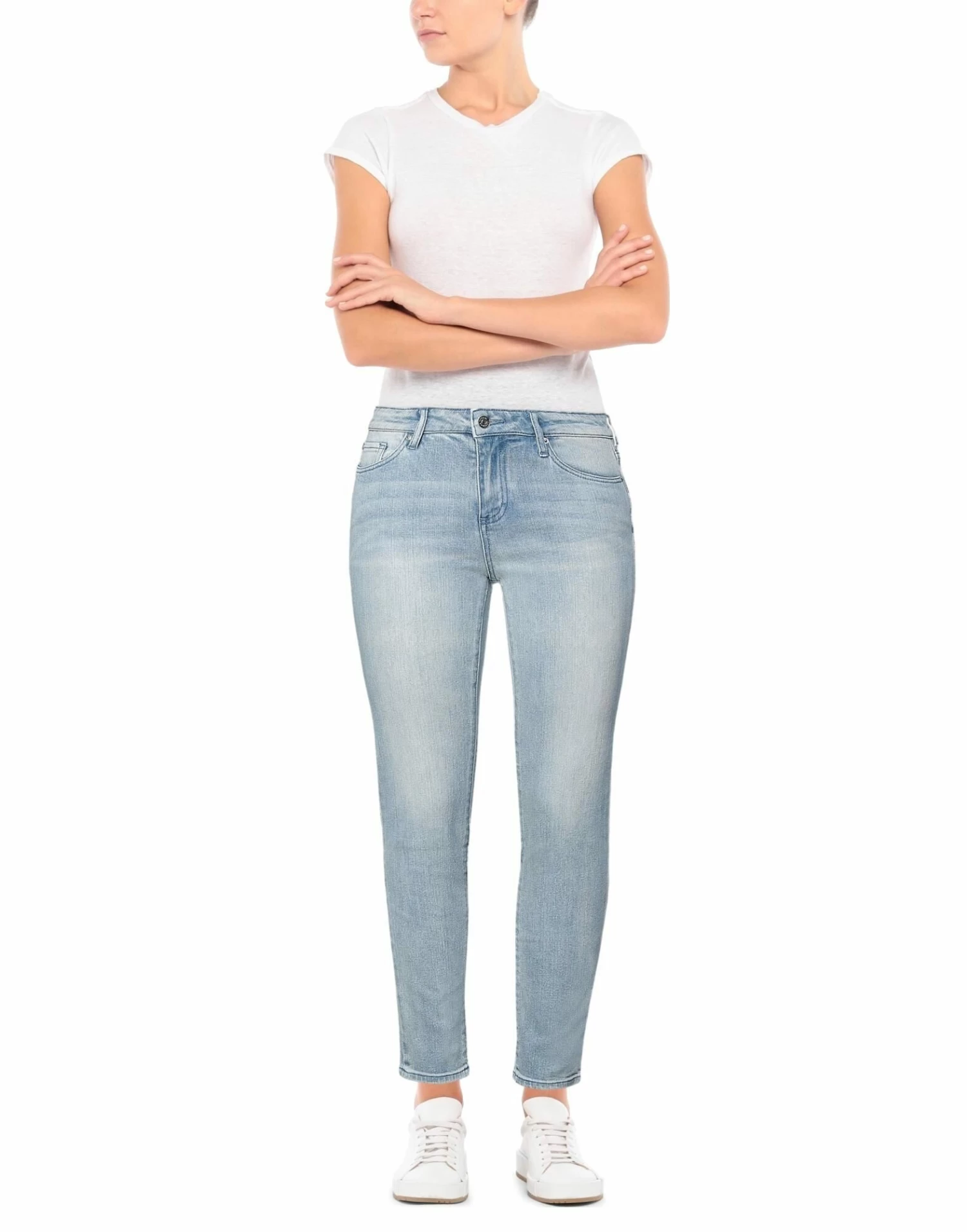 ARMANI EXCHANGE Denim Pants For Women Blue - Image 2