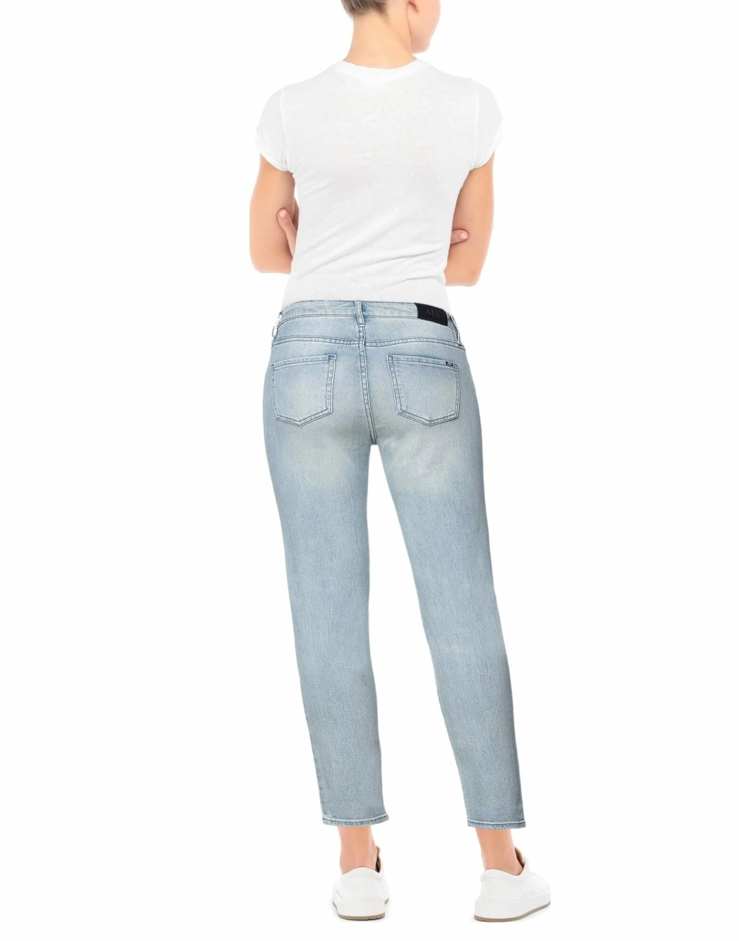 ARMANI EXCHANGE Denim Pants For Women Blue - Image 3