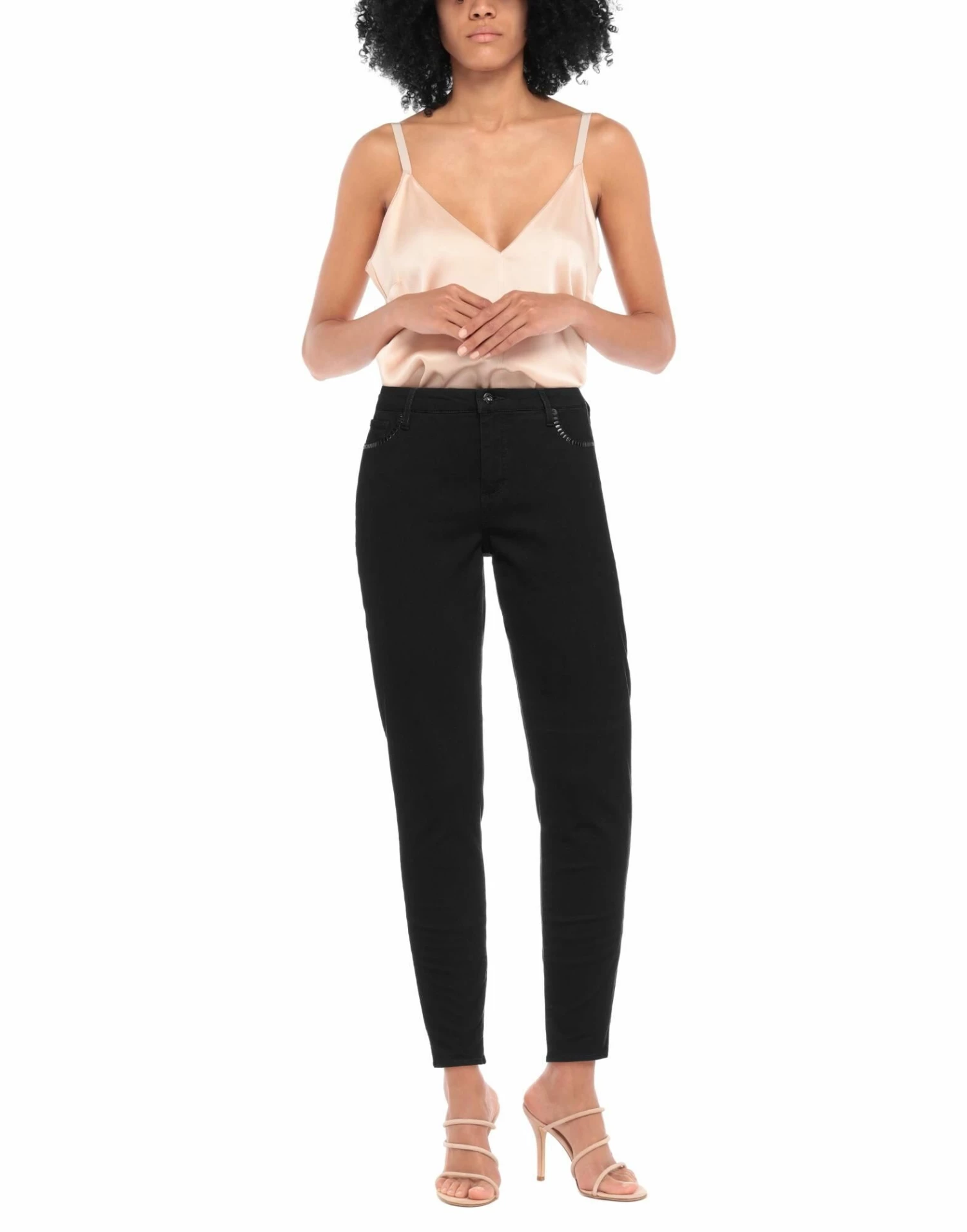 ARMANI EXCHANGE Denim Pants For Women Black - Image 2