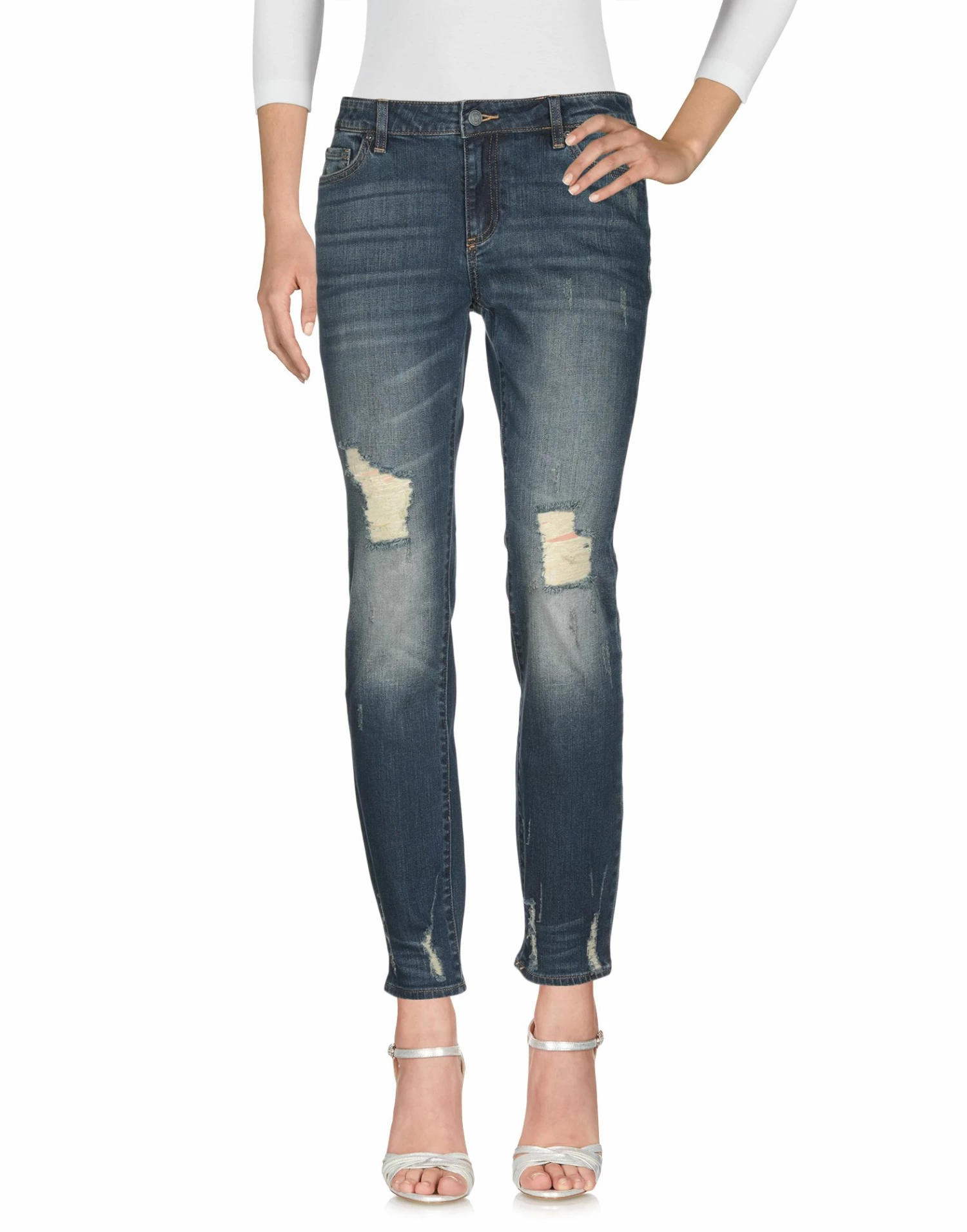 ARMANI EXCHANGE Denim Pants For Women Blue - Image 2