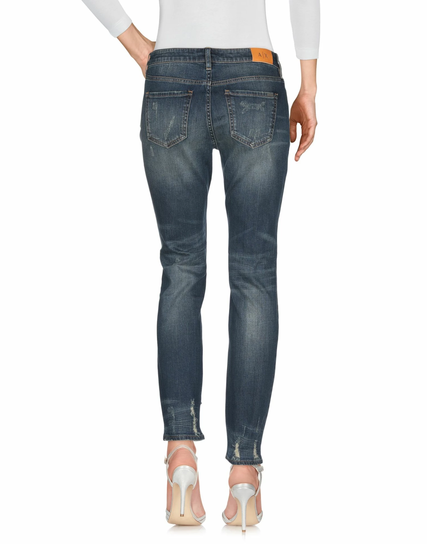 ARMANI EXCHANGE Denim Pants For Women Blue - Image 3