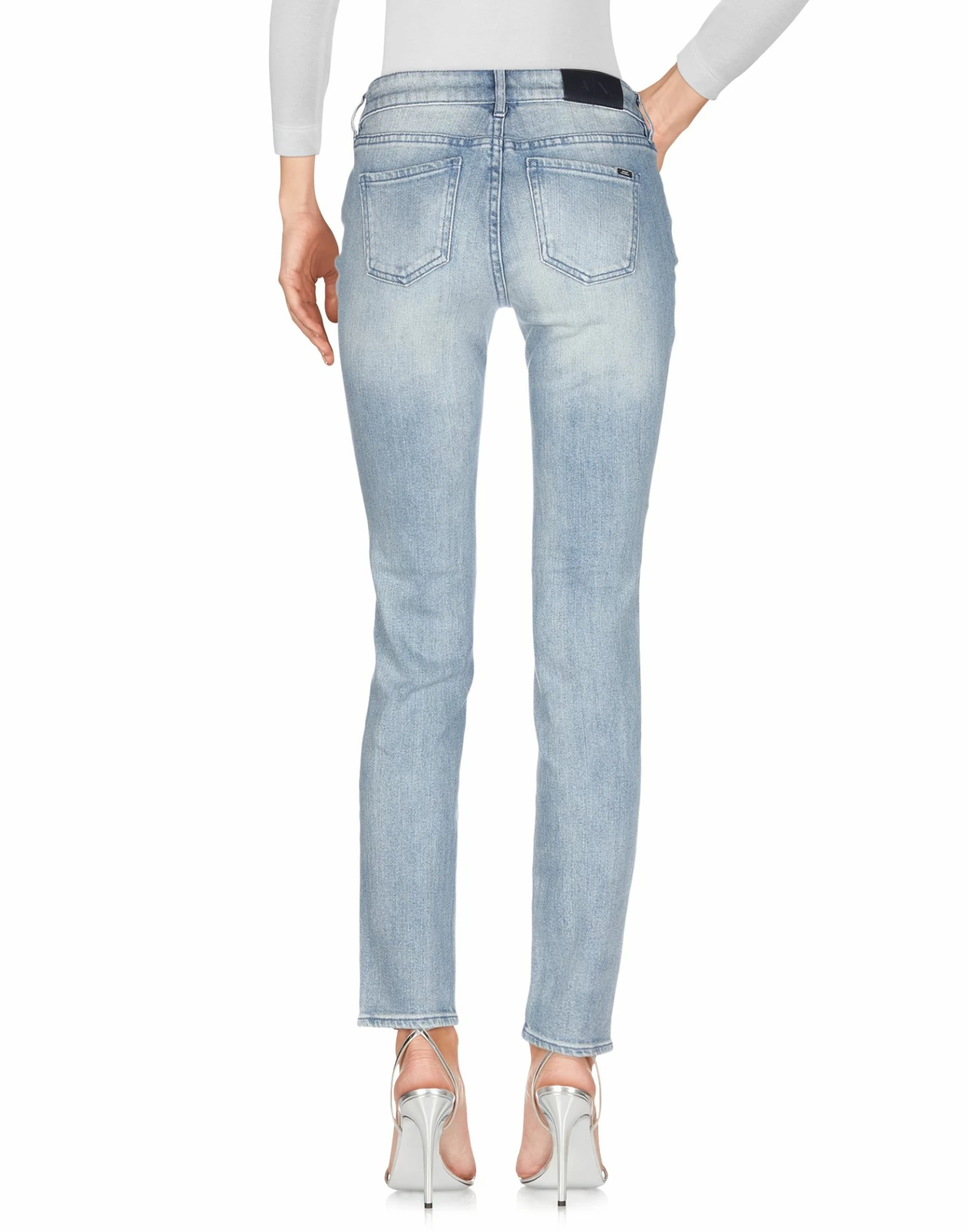 ARMANI EXCHANGE Denim Pants For Women Blue - Image 3