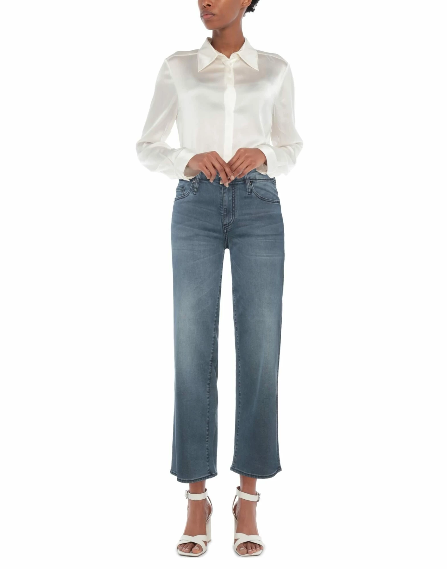 ARMANI EXCHANGE Denim Pants For Women Blue - Image 2