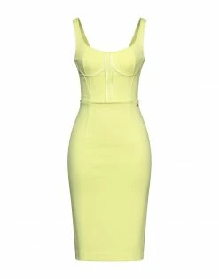 ARMANI EXCHANGE Midi Dress For Women Acid Green