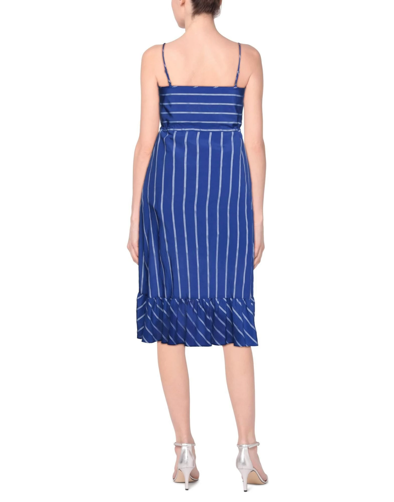 ARMANI EXCHANGE Midi Dress For Women Bright Blue - Image 3