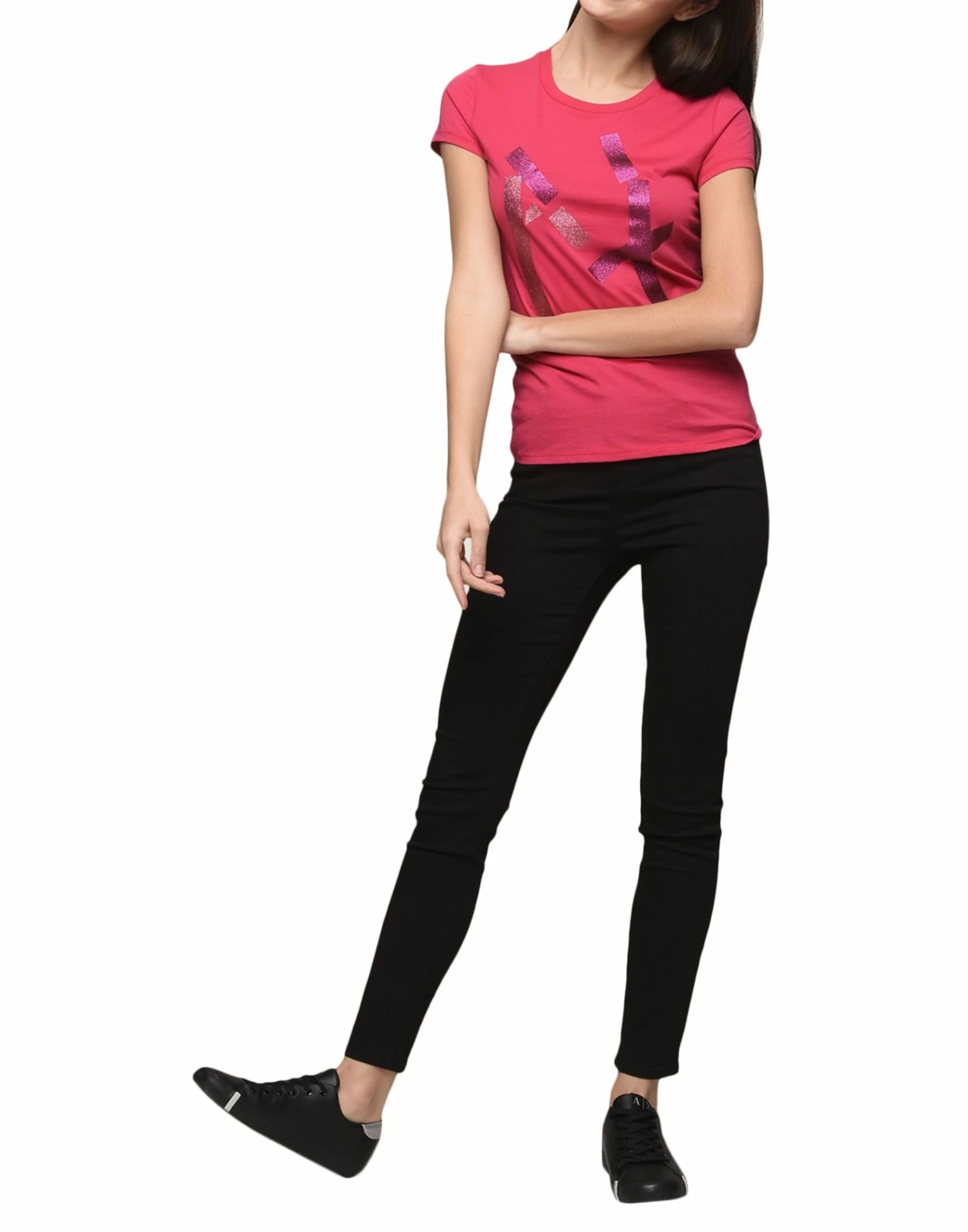 ARMANI EXCHANGE Casual Pants For Women Black - Image 4