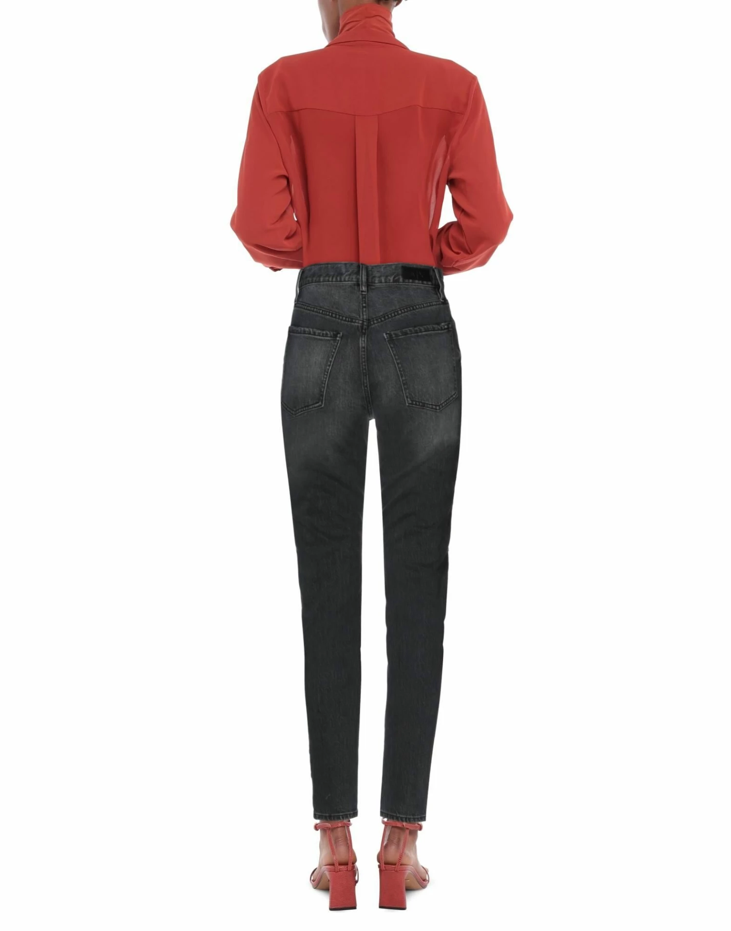 ARMANI EXCHANGE Denim Pants For Women Black - Image 3