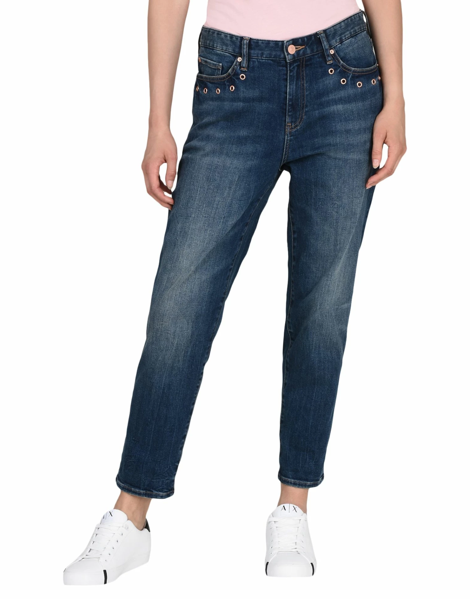 ARMANI EXCHANGE Denim Pants For Women Blue - Image 4